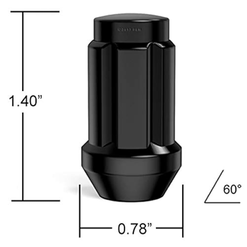 Amazon.com: StanceMagic 20pcs Black Spline 12x1.25 Tuner Lug